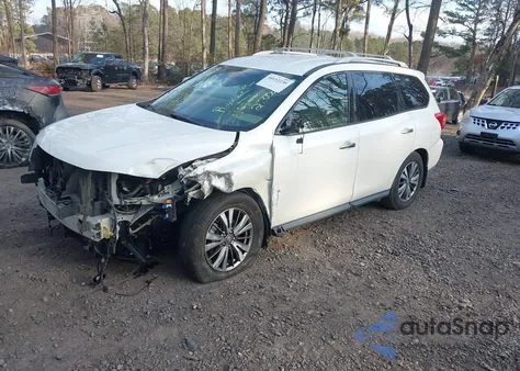 2018 Nissan Pathfinder Sv z USA, uszkodzony, nr VIN 5N1DR2MN7JC647144